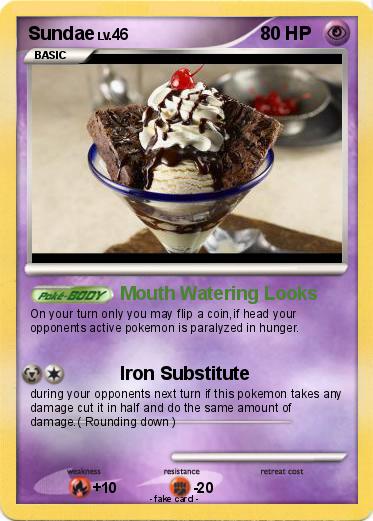 Pokemon Sundae