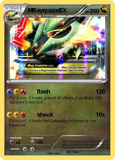 Pokemon MRayquazaEX