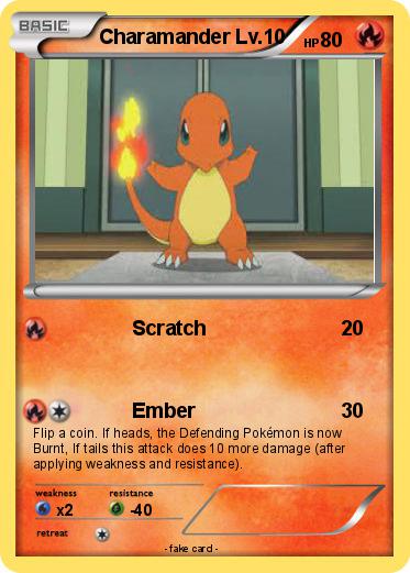 Pokemon Charamander Lv.10