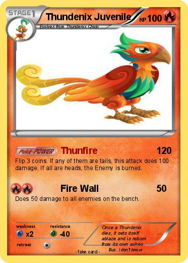Pokemon Thundenix Juvenile