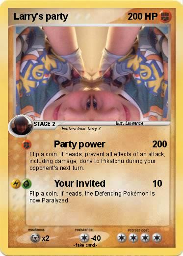 Pokemon Larry's party