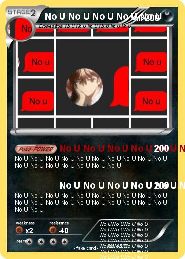 Pokemon No U No U No U No U No U