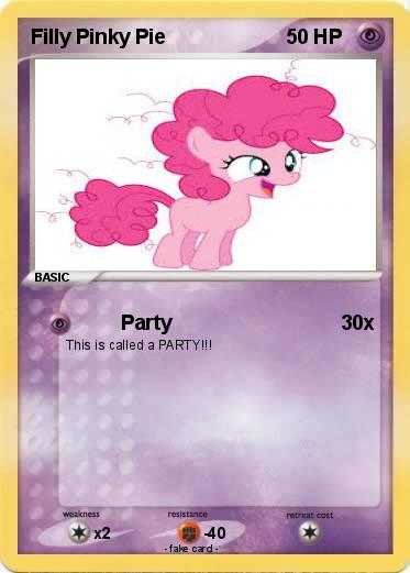 Pokemon Filly Pinky Pie