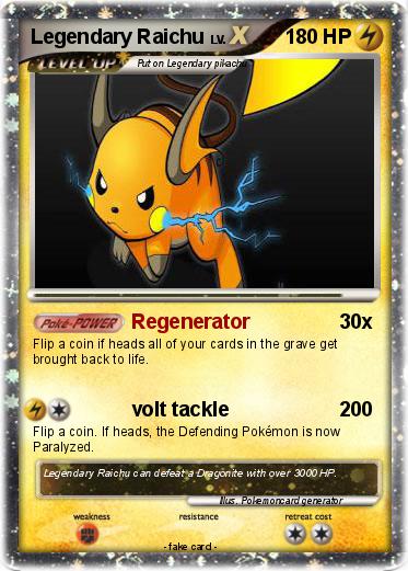 Pokemon Legendary Raichu