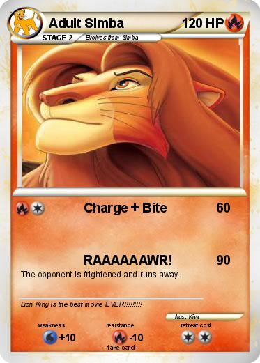 Pokemon Adult Simba