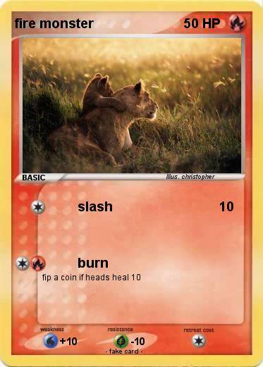 Pokemon fire monster