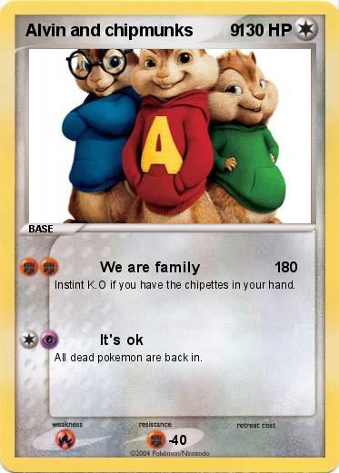 Pokemon Alvin and chipmunks        9