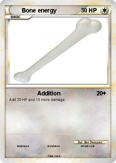 Pokemon Bone energy