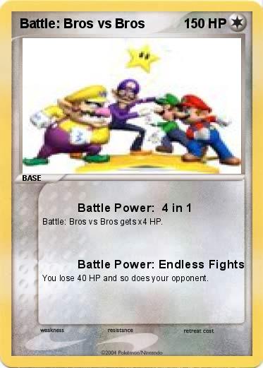 Pokemon Battle: Bros vs Bros