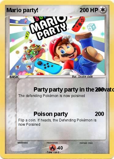 Pokemon Mario party!