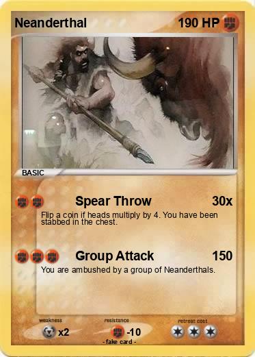 Pokemon Neanderthal