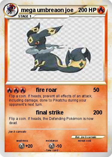 Pokemon mega umbreaon joe