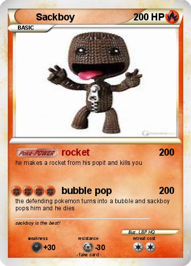 Pokemon Sackboy