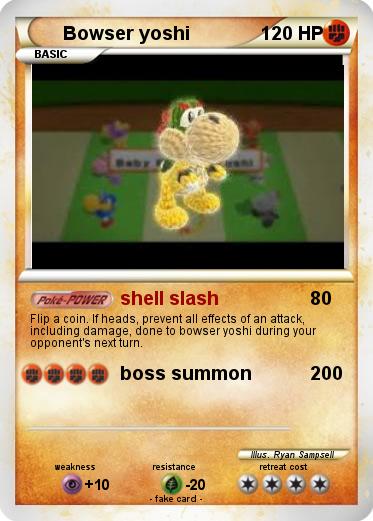 Pokemon Bowser yoshi