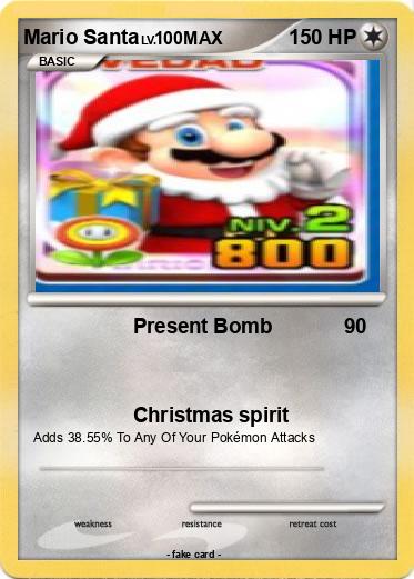 Pokemon Mario Santa