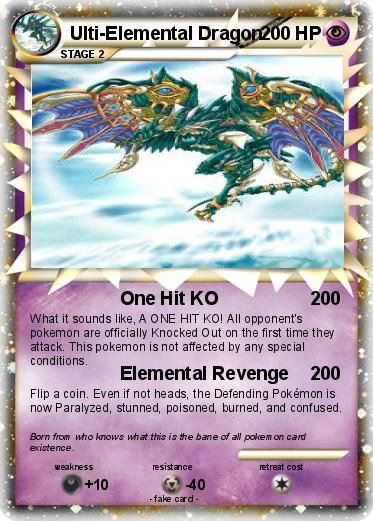 Pokemon Ulti-Elemental Dragon