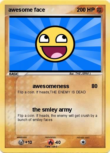 Pokemon awesome face