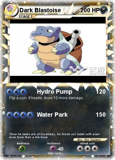 Pokemon Dark Blastoise