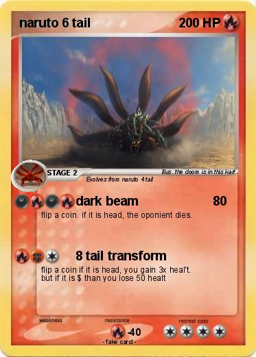 Pokemon naruto 6 tail