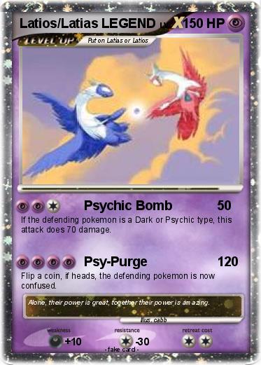 Pokemon Latios/Latias LEGEND