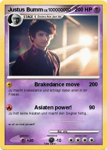 Pokemon Justus Bumm