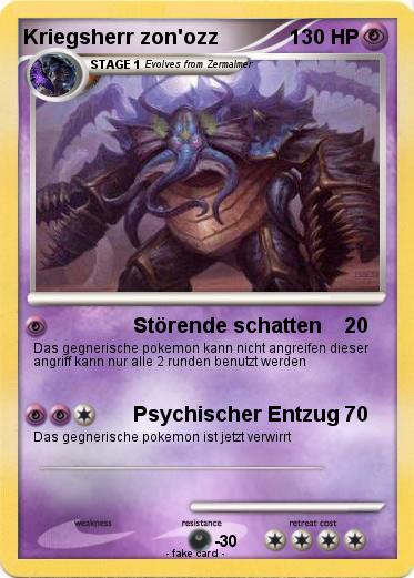 Pokemon Kriegsherr zon'ozz