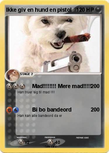 Pokemon Ikke giv en hund en pistol