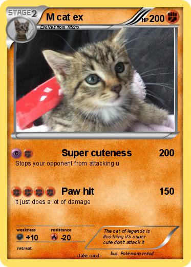 Pokemon M cat ex