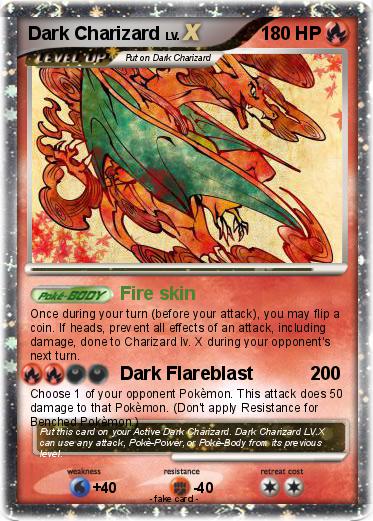 Pokemon Dark Charizard