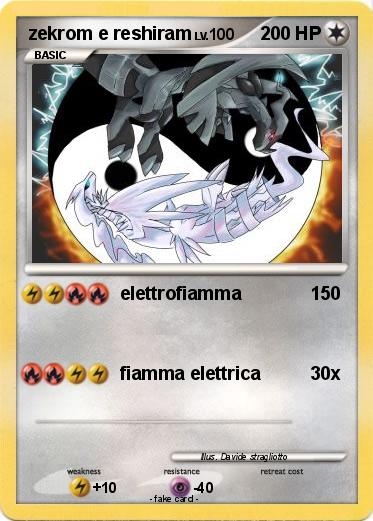 Pokemon zekrom e reshiram