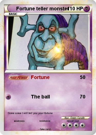 Pokemon Fortune teller monster