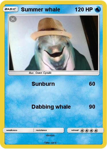 Pokemon Summer whale