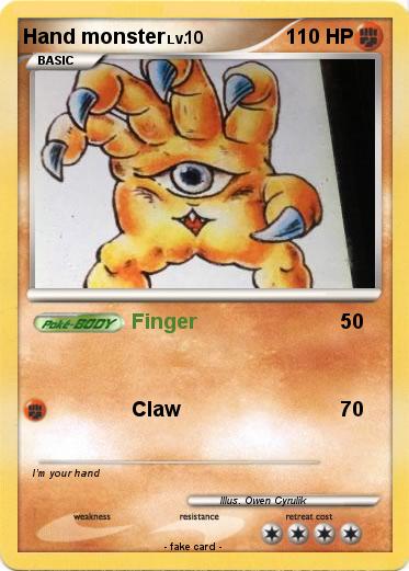 Pokemon Hand monster