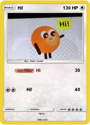 Pokemon Hi!