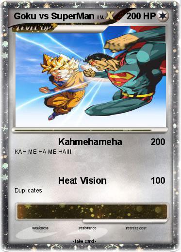 Pokemon Goku vs SuperMan