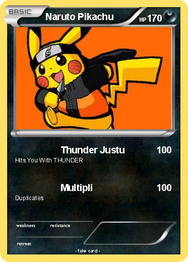 Pokemon Naruto Pikachu