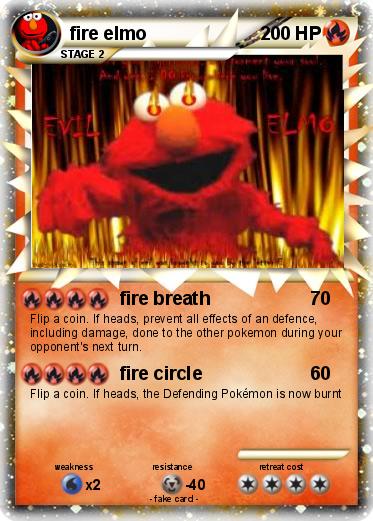Pokemon fire elmo
