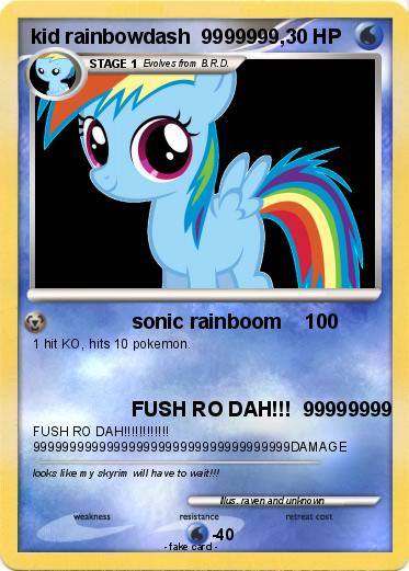 Pokemon kid rainbowdash  9999999,