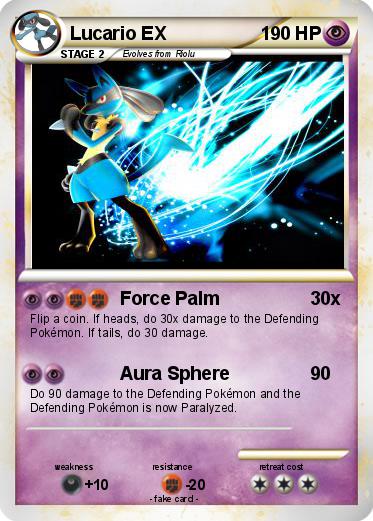 Pokemon Lucario EX