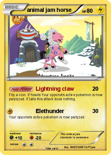Pokemon animal jam horse