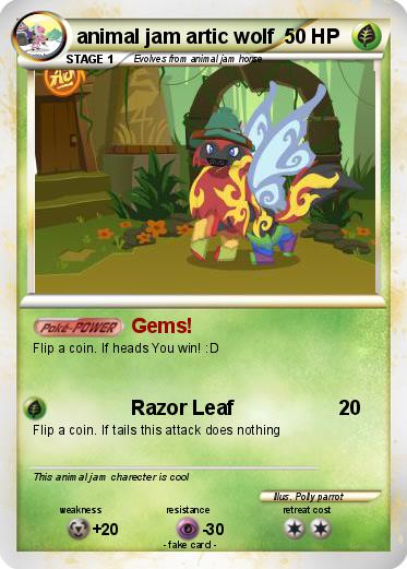 Pokemon animal jam artic wolf