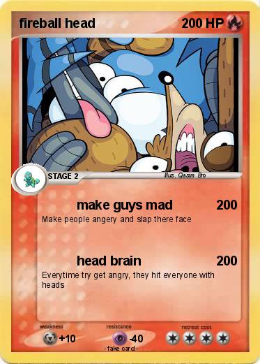 Pokemon fireball head