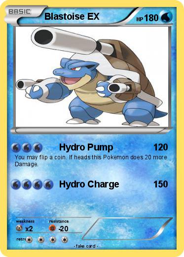 Pokemon Blastoise EX
