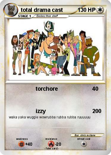 Pokemon total drama cast