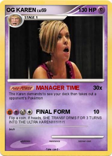 Pokemon OG KAREN