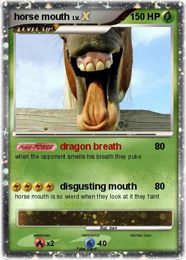 Pokemon horse mouth