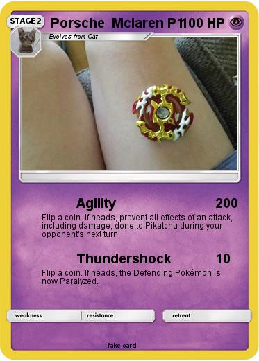Pokemon Porsche  Mclaren P1