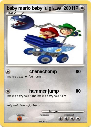 Pokemon baby mario baby luigi