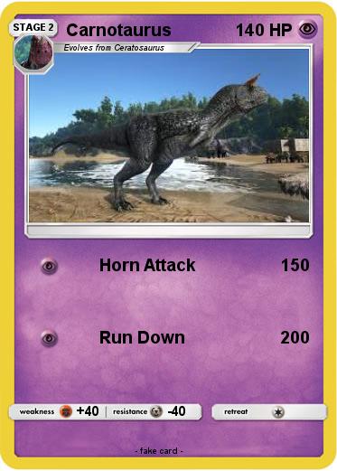 Pokemon Carnotaurus