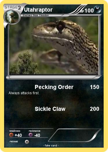 Pokemon Utahraptor
